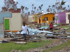The brunt of Cyclone Winston in Fiji in 2016