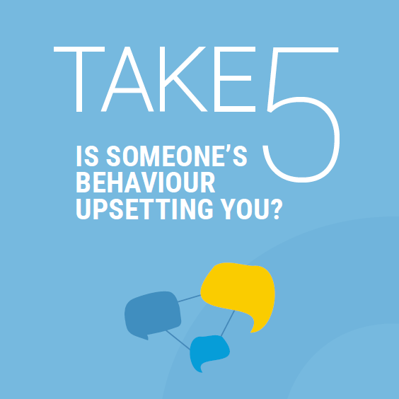 Cover of the Take 5 brochure