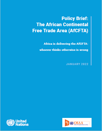 Policy Brief: The African Continental Free Trade Area (AfCFTA)