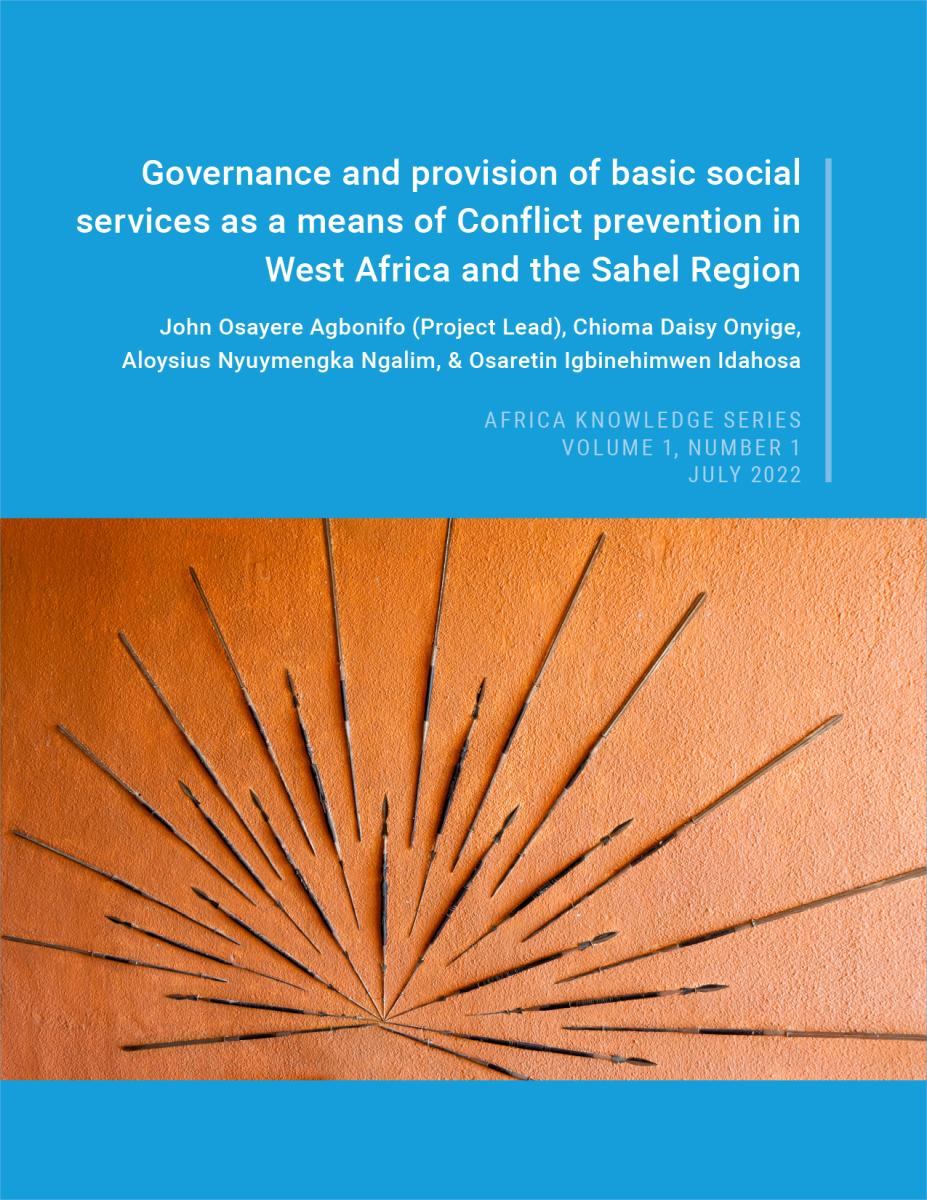 Governance and provision of basic social services as a means of Conflict prevention in West Africa and the Sahel Region