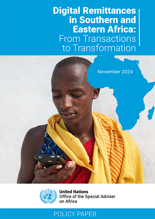 Cover of the policy paper: Digital Remittances in Southern and Eastern Africa: From Transactions to Transformation