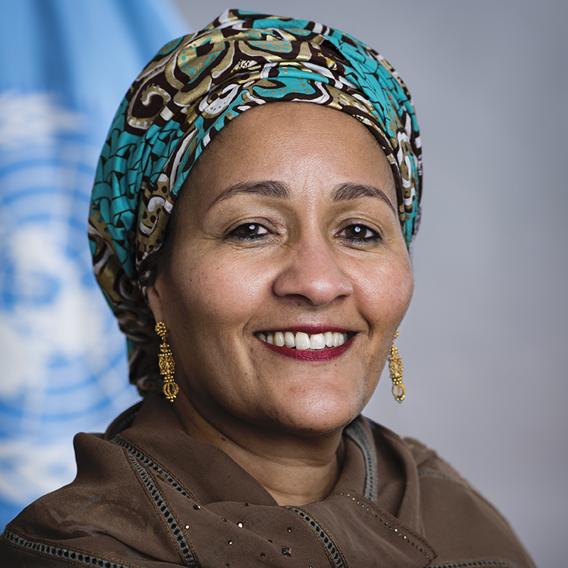 Portrait photo of Amina Mohammed, Deputy Secretary-General, United Nations