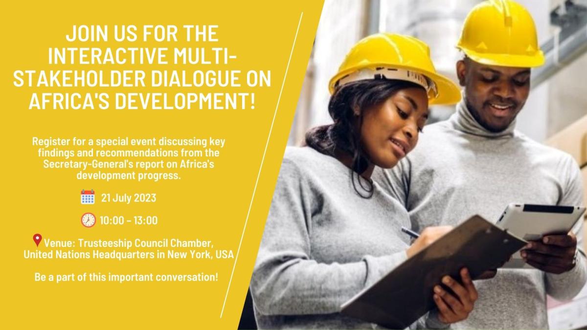 Interactive multi-stakeholder dialogue on Africa’s development