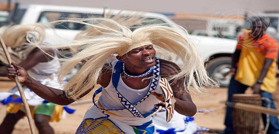 Photo of Rwandan traditional dance performance 