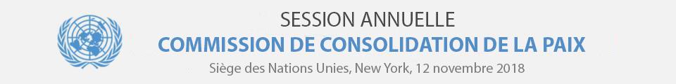 Session annuelle de la CCP, 12 novembre 2018 Session annuelle de la CCP, 12 novembre 2018