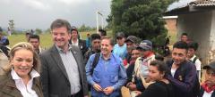 UNIC Bogotá President of the General Assembly, Miroslav Lajčák, in Totoró, Colombia, 16 March 2018.