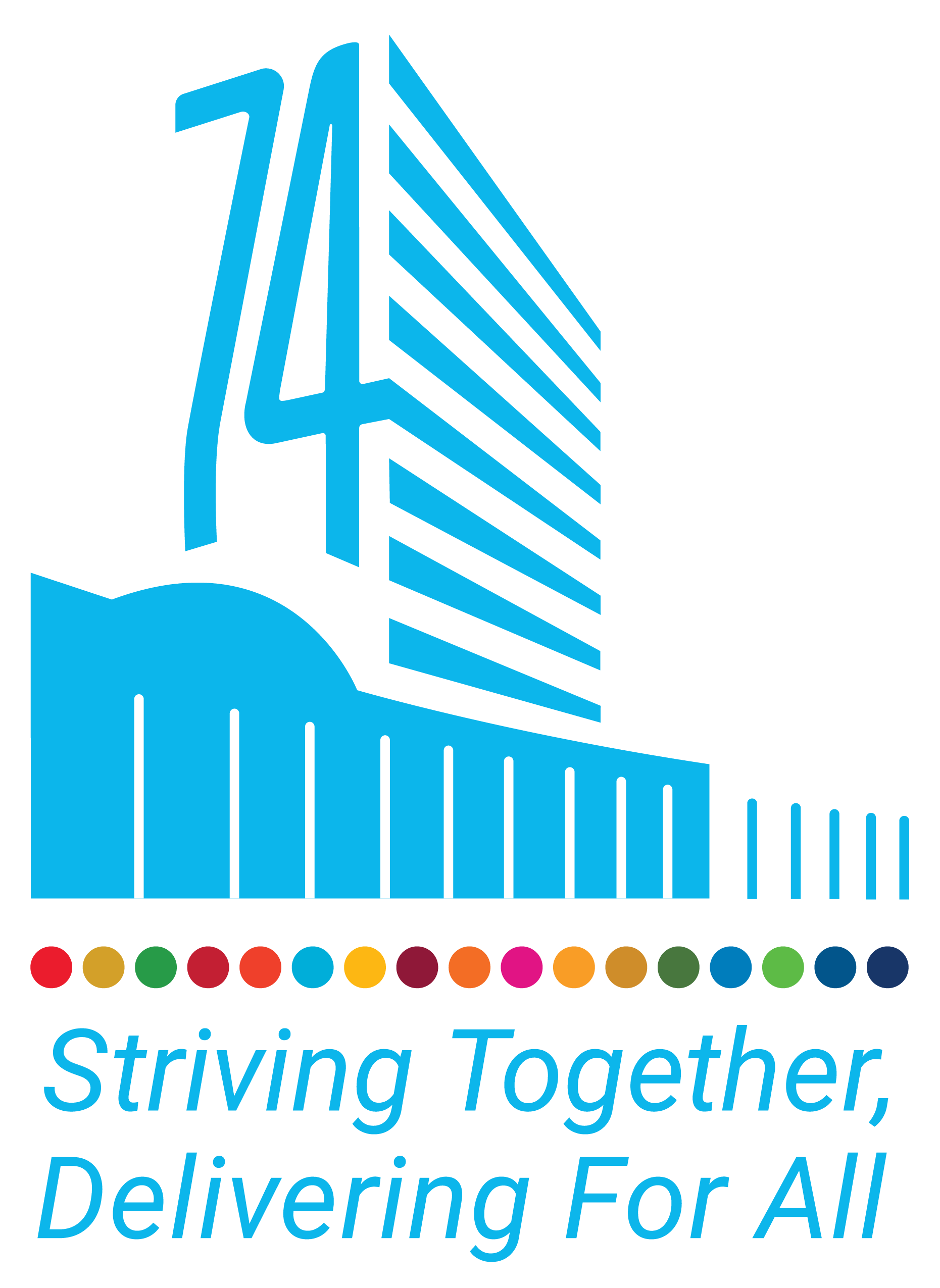 UN General Assembly 74th Session Logo