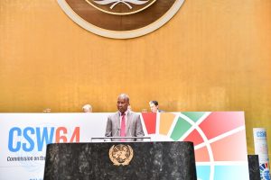 PGA delivering address at CSW64