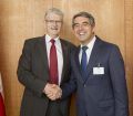 Meeting with President of Bulgaria Mogens Lykketoft, President of the seventieth session of the General Assembly, meets with President of Bulgaria
