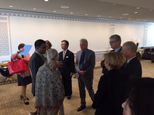The President met Messenger of Peace and Disarmament Mr. Michael Douglas