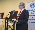 The President of the General Assembly, the Acting High Representative for Disarmament Affairs and other high-level delegates will speak at the recently installed exhibit to commemorate the International Day for the Total Elimination of Nuclear Weapons