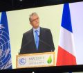 The President of the UN General Assembly addresses the high level segment at COP21 in Paris