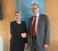 The President met the Director-General of UNESCO, Ms. Irina Bokova in Paris