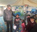 Mogens Lykketoft visited a school at Zaatari Refugee Camp in Jordan