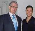 The President met with Crown Princess Victoria of Sweden in Stockholm