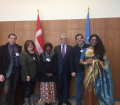 the President of the UN General Assembly met with the HIV/AIDS stakeholders taskforce