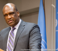 El ex Presidente de la Asamblea General, John Ashe. Foto ONU: Mark Garten.