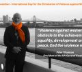 Statement on the International Day for the Elimination of Violence against Women Violence against W_V1