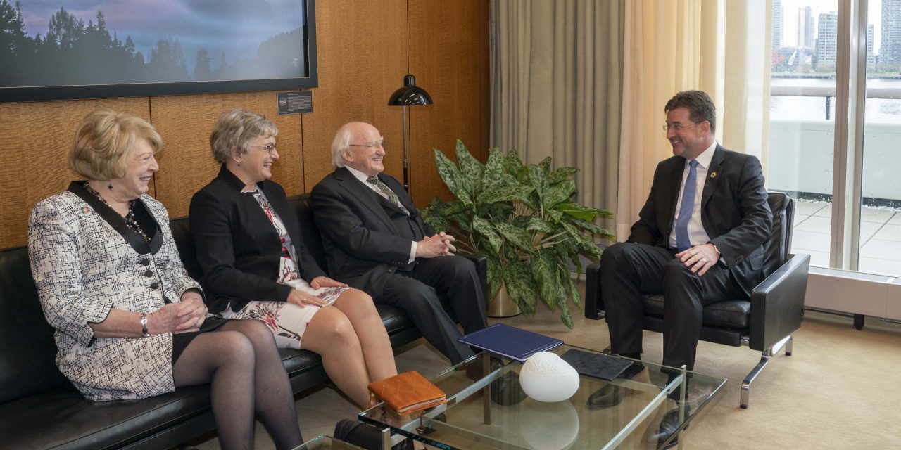 Meeting with the President of Ireland, H.E. Mr. Michael D. Higgins