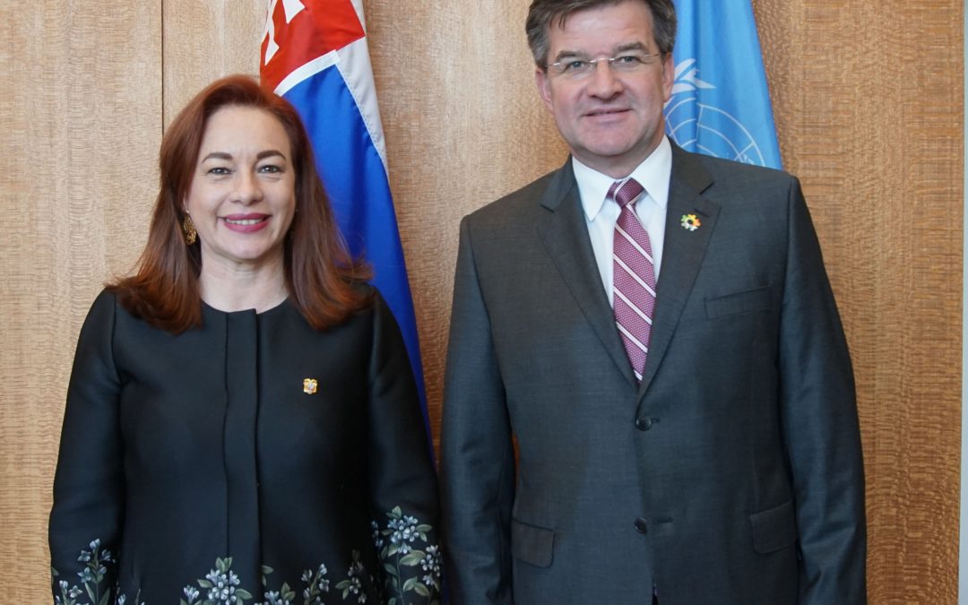 Meeting with H.E. Ms. María Fernanda Espinosa Garcés, Minister of Foreign Affairs and Human Mobility of Ecuador