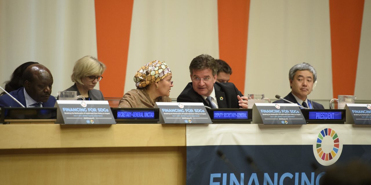 PRESS RELEASE: Assembly President convenes high-level event on financing Sustainable Development Goals