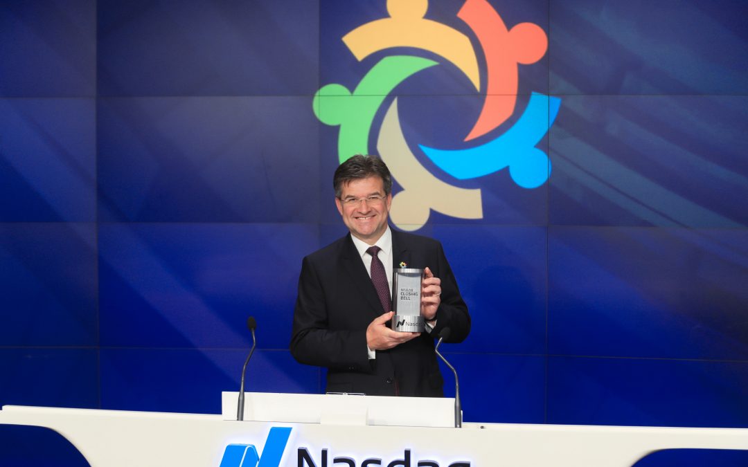 PRESS RELEASE: General Assembly President rings the NASDAQ stock market closing bell, calls for financing for global goals