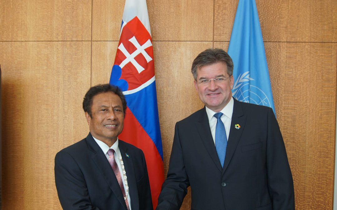 Meeting with the President of Palau