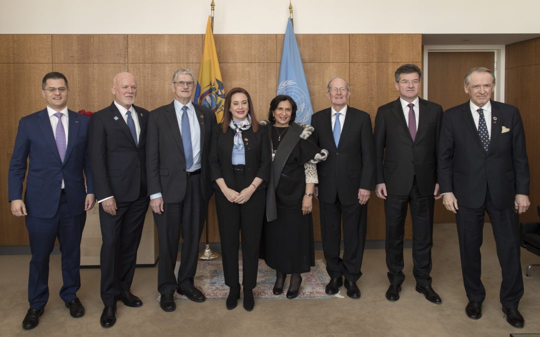 Reunión informal con los ex presidentes de la Asamblea General sobre el tema: “Revitalización de las Naciones Unidas para favorecer un sistema multilateral fuerte”