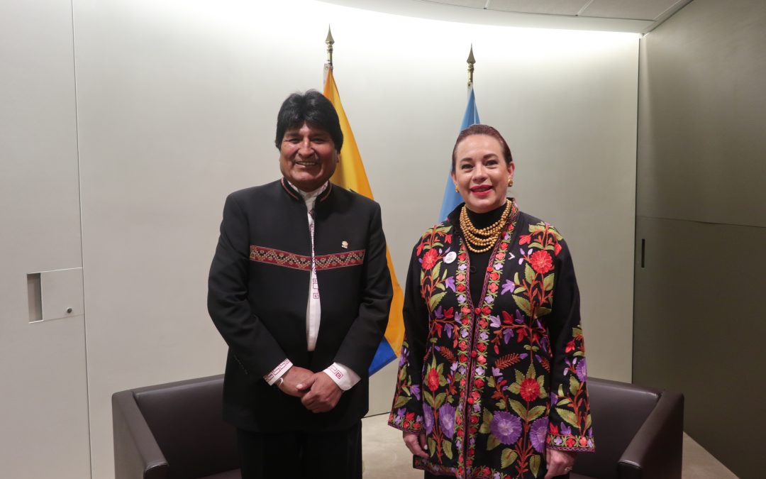 READOUT: meeting with President of the Plurinational State of Bolivia