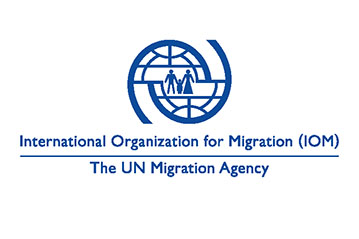 Logo de la Organización Internacional para las Migraciones 