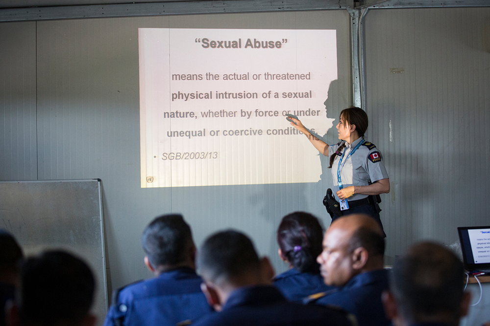 Information Session on SEA with MINUJUSTH Formed Police Unit