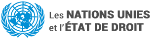 L'Organisation des Nations Unies et l'Etat de droit Logo