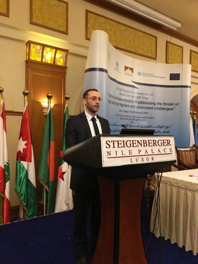 UNCTED together with INTERPOL & UNOCT has developed a toolbox that can offer practical, valuable insights for Parliaments. IPU-UN Regional Conference in Egypt 28 Feb 2019.