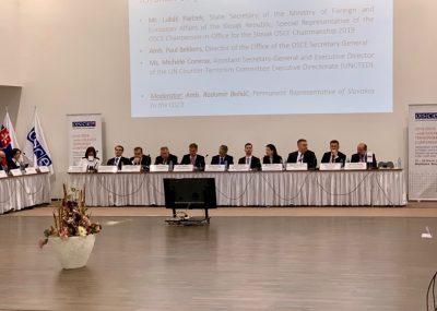  Opening of the 2019 OSCE-Wide Counter-Terrorism Conference in Bratislava, Slovakia.