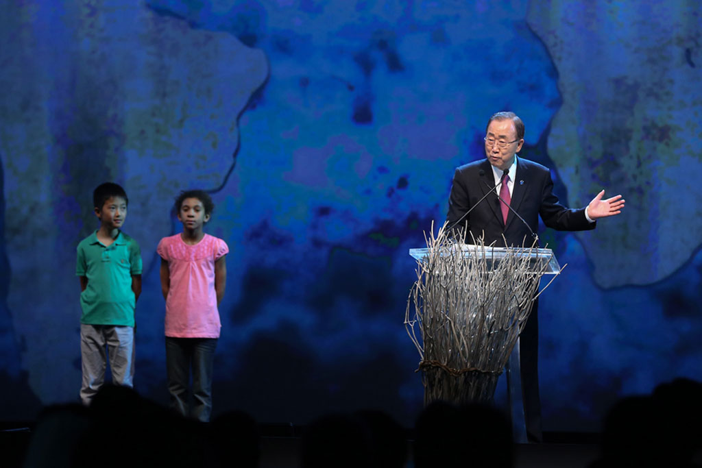 Secretary-General Ban Ki-moon opens the first-ever World Humanitarian Summit in Istanbul, Turkey. Photo: UNOCHA