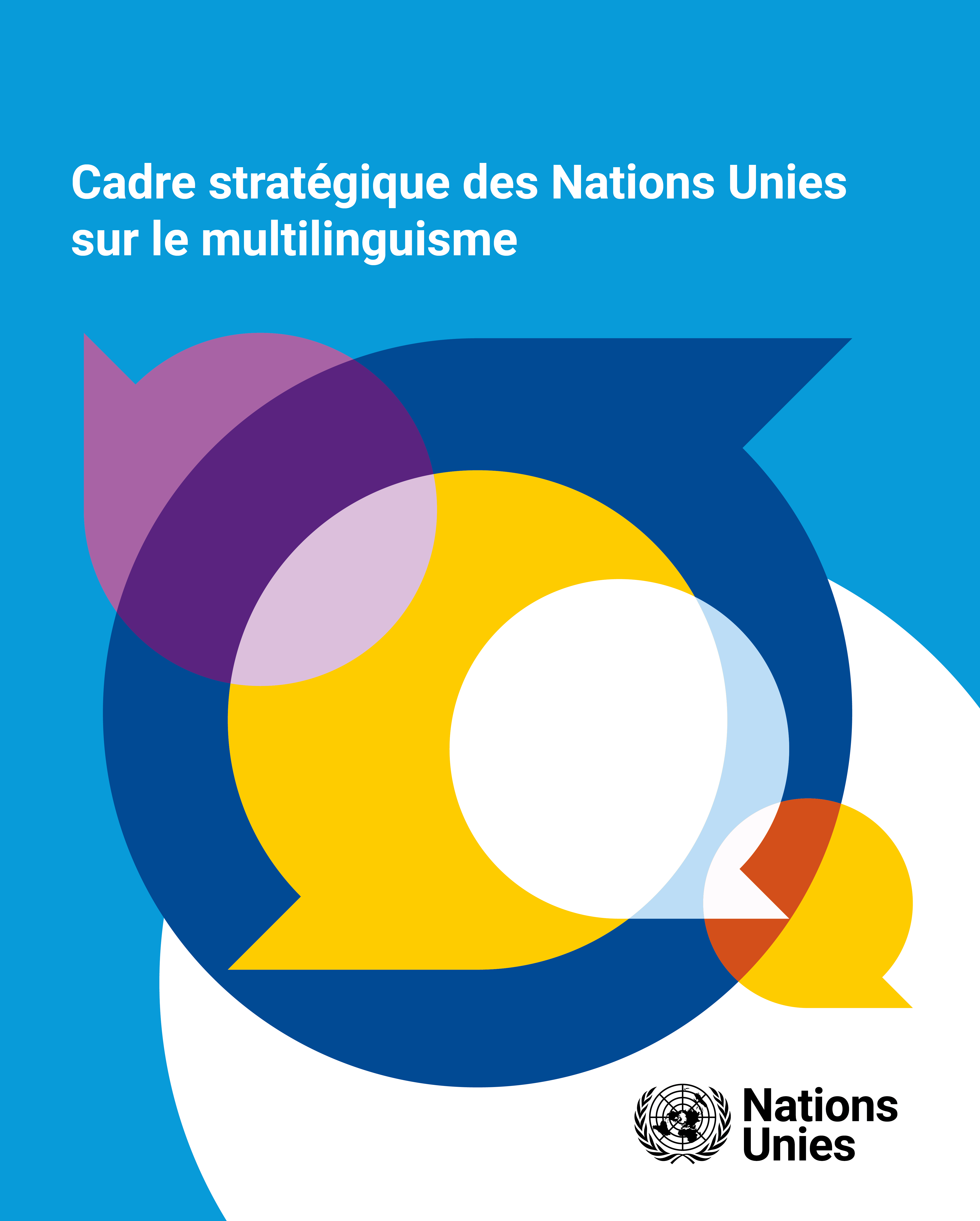 Page de couverture du Cadre stratégique des Nations Unies sur le multilinguisme