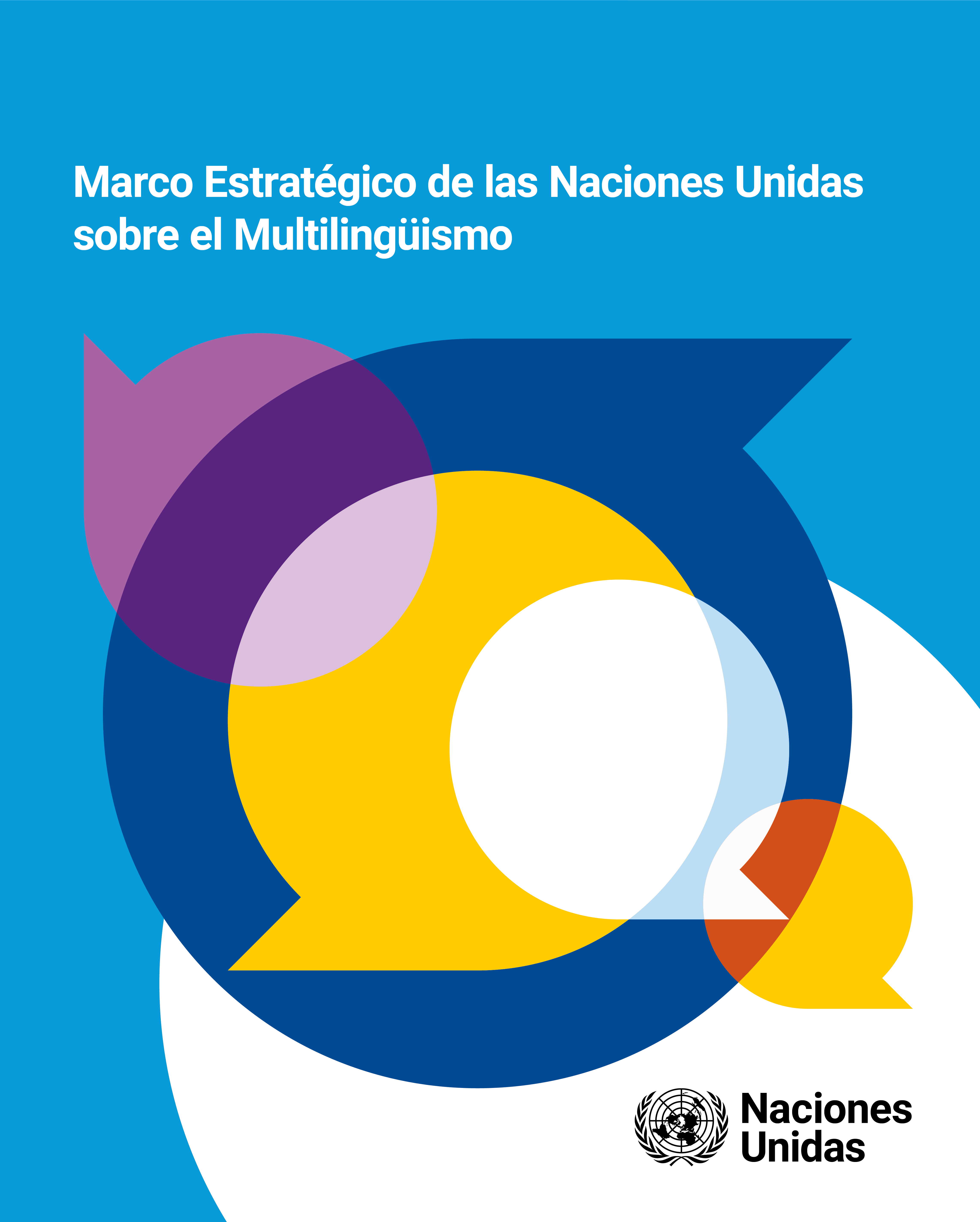 Portada del Marco Estratégico de las Naciones Unidas sobre el Multilingüismo