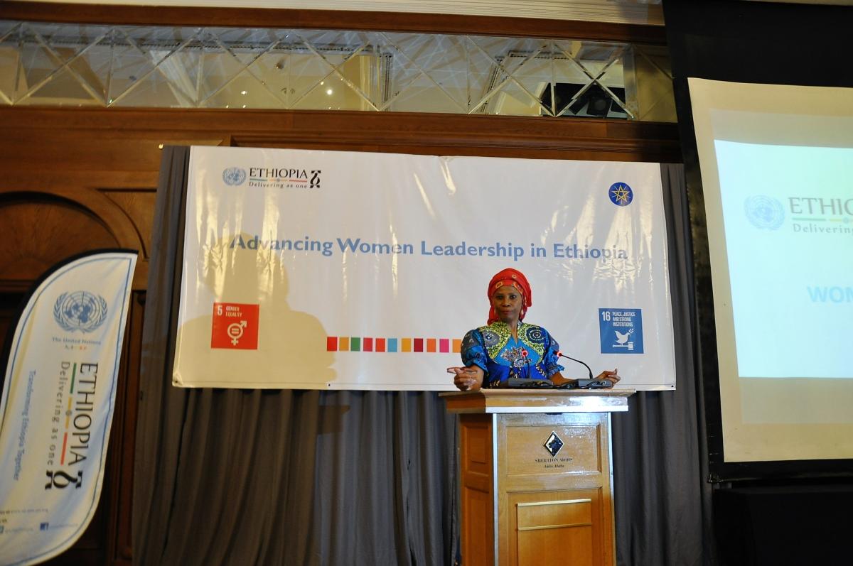 Assistant Secretary-General Keita interacted with local women leaders in Ethiopia, 2018