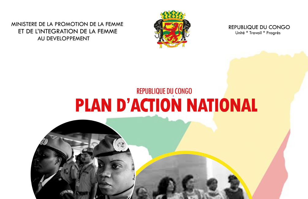 Cover of Congo-Brazzaville National Action Plan on WPS 2018-2022