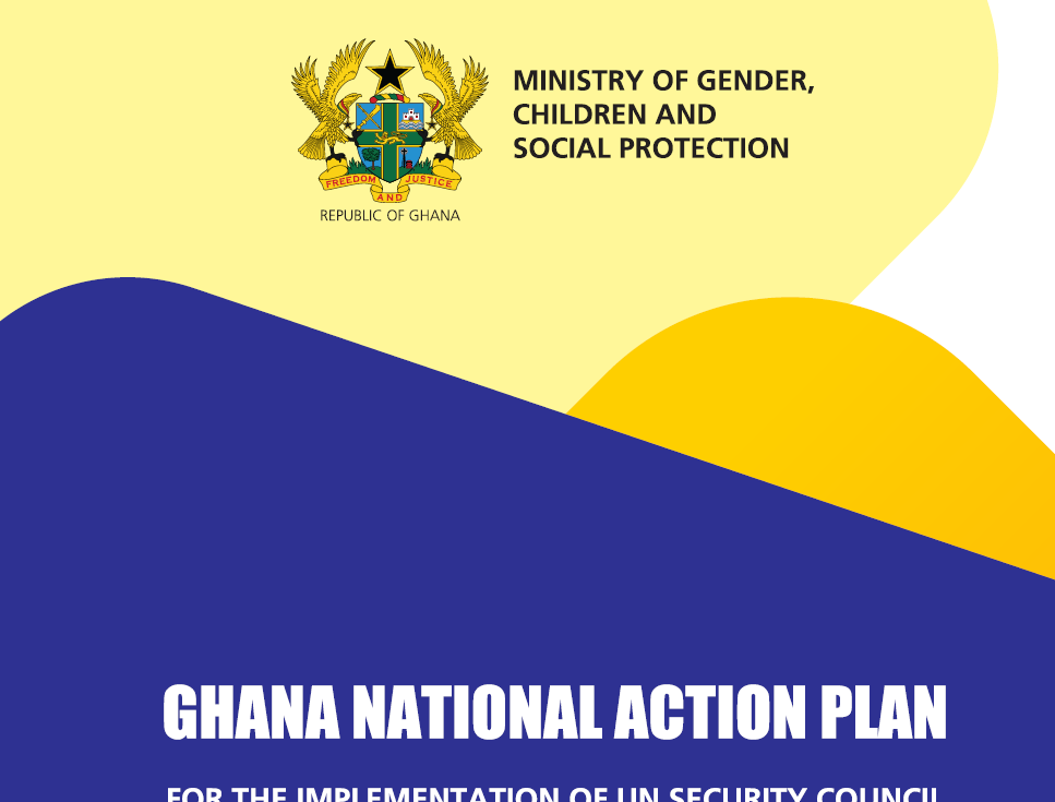 Cover of Ghana National Action Plan on WPS 2020 - 2025