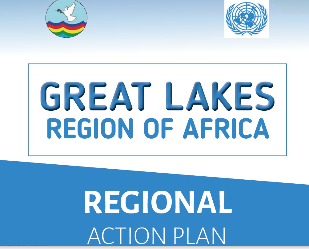 Cover of Great Lakes Region of Africa Regional Action Plan on WPS 2018-2023