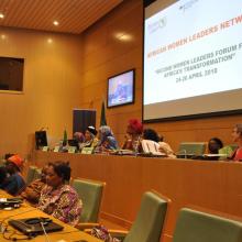 African Women Leaders Network (AWLN): Second Women Leaders Forum for Africa’s Transformation, 2018. Source: UNOAU