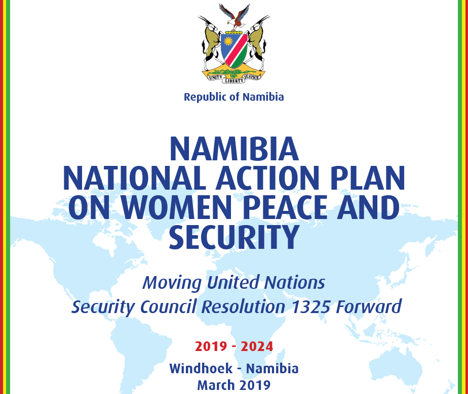 Cover of Namibia National Action Plan on WPS 2019 -2024