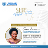 EPISODE ELEVEN: WOMEN’S PARTICIPATION IN PEACE NEGOTIATIONS: with Betty Bigombe is the Special Envoy of Uganda to the South Sudan Peace Process.