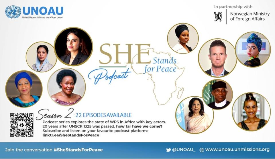 She Stands for Peace Podcast produced by UNOAU