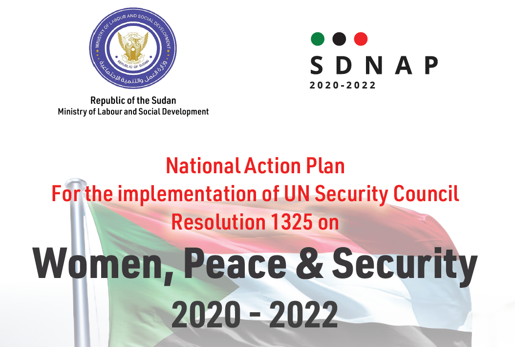 Cover of Sudan National Action Plan on WPS 2020 - 2022