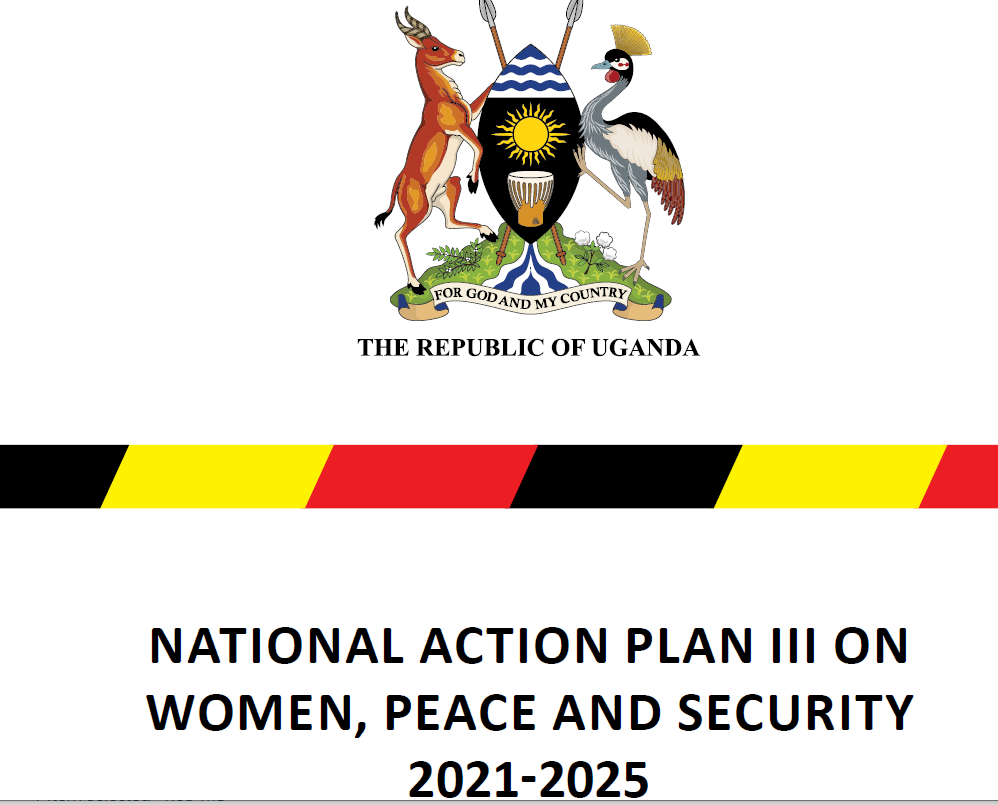 Cover of Uganda National Action Plan on WPS 2021 - 2025