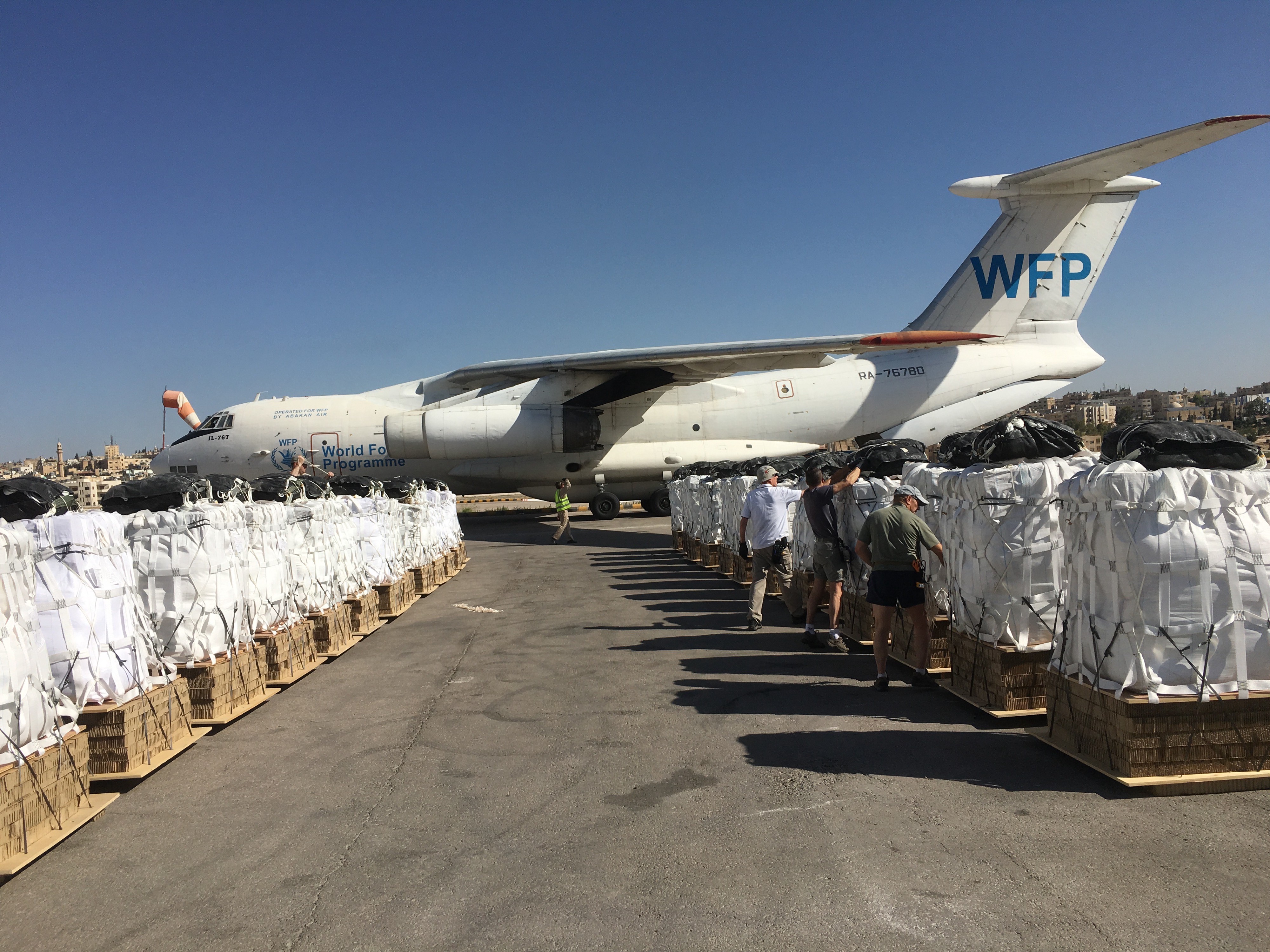 WFP Plane with Aid