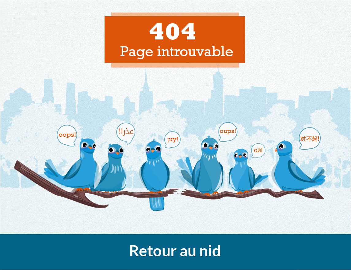 404: Page introuvable