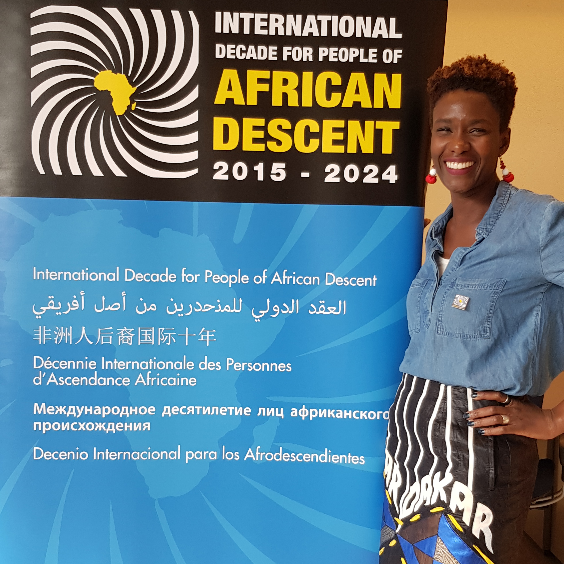 French journalist and filmmaker Rokhaya Diallo at the Regional Meeting 